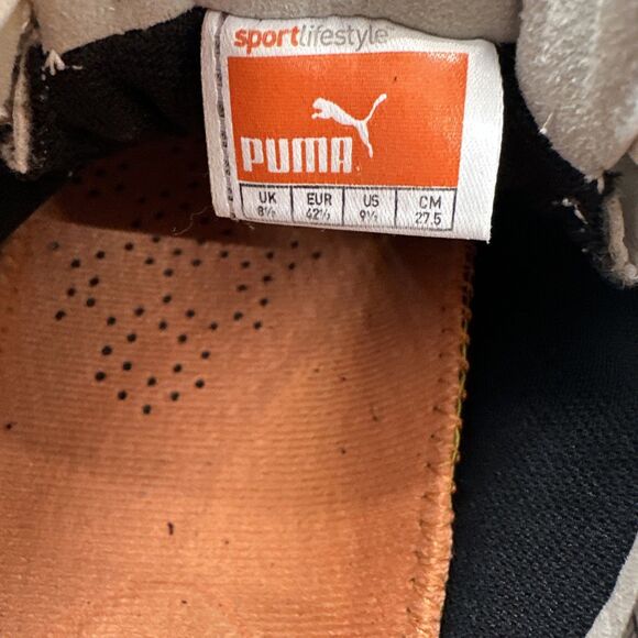 Puma Super Cell Fusion Ice Golf Shoes White, Orange, Silver Size 9.5 (18581607) main image 9